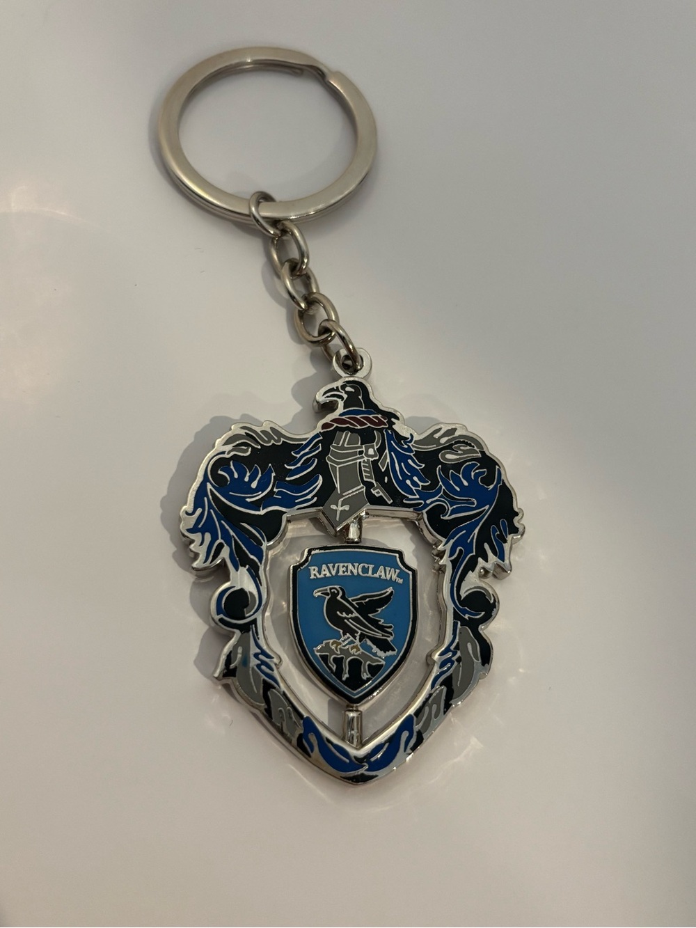 Harry Potter Ravenclaw Crest Rotating Keychain Universal Studios